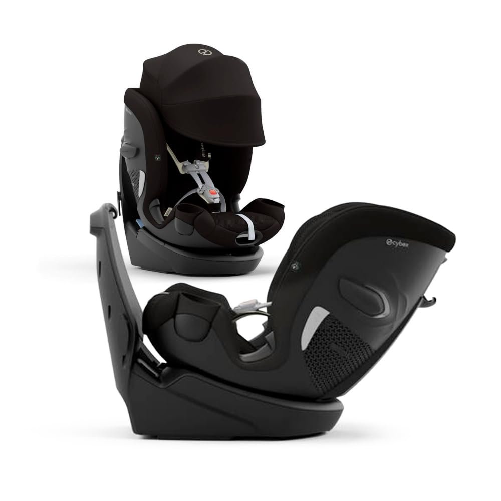 Callisto G 360 Rotating All-in-One Convertible Car Seat – Moon Black