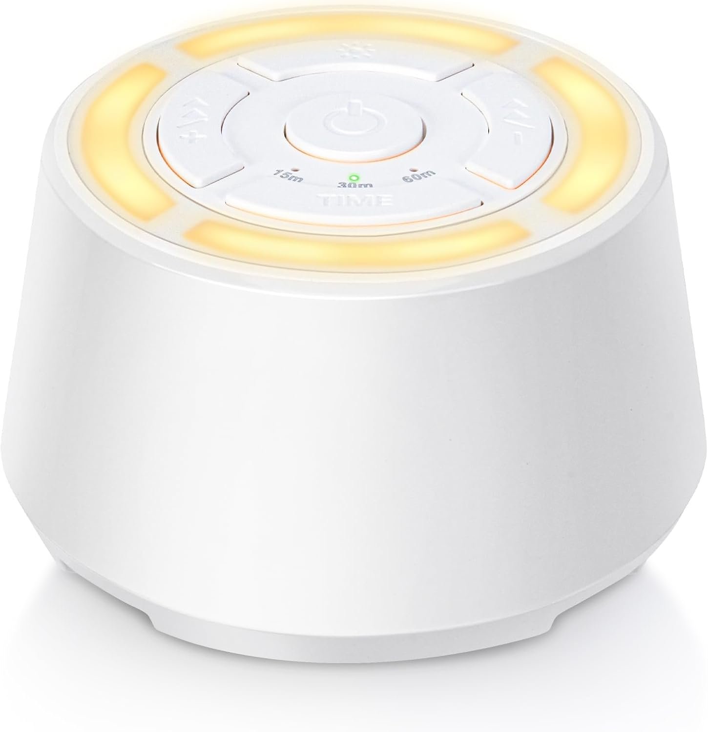 Sound Machine for Sleep – White Noise Sound Machine with Night Light Rechargeable White Noise Machine with 16 Soothing Sounds, Timer and Memory Function for Home Office & Travel