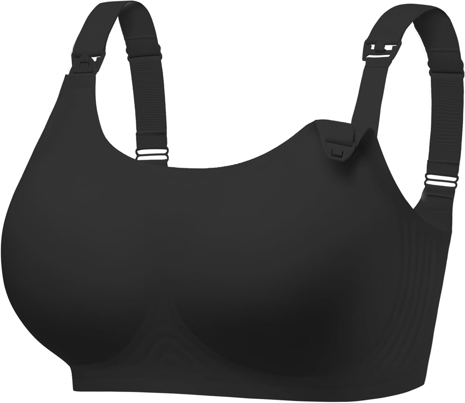 Angelhood Seamless Nursing Bra for Women Wire Free Full Coverage Nursing Bra T-Shirt Bra with Extra Extender
