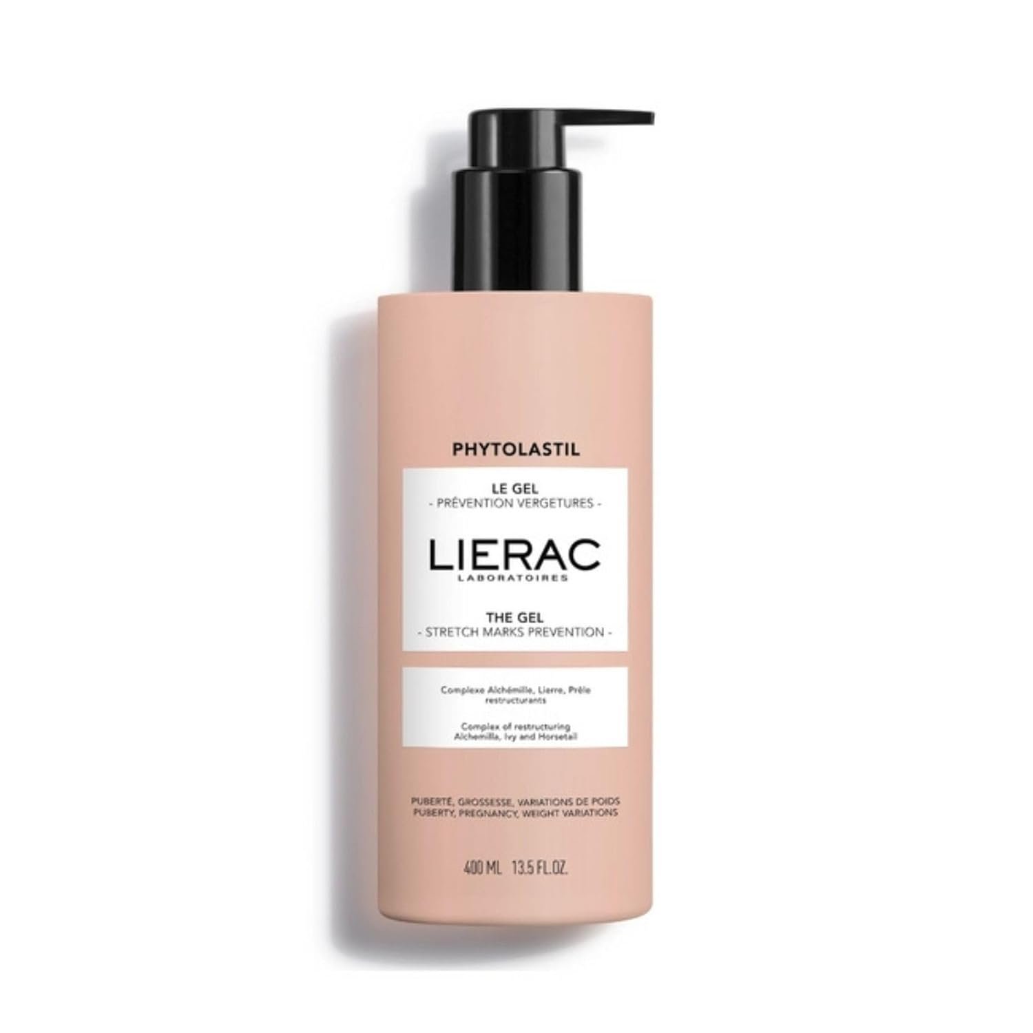 Lierac Phytolastil Pregnancy Stretch Mark Prevention Cream Gel – Hydrates, Stretch Mark Cream & Soothes Skin on Stomach, Belly, Bust & Buttocks, Non-Scented & Suitable for All Skin Types – 400ml