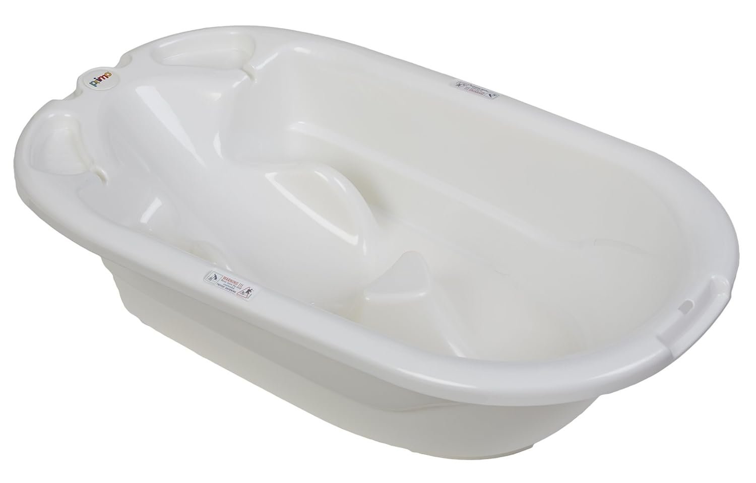 EuroBath 2-Stage Baby Bath Tub, White – Large, Long Lasting Baby Essentials, Must-Have Baby Bathtub, Newborn Essentials, Infant Bathtub & Baby Care Products for Registry