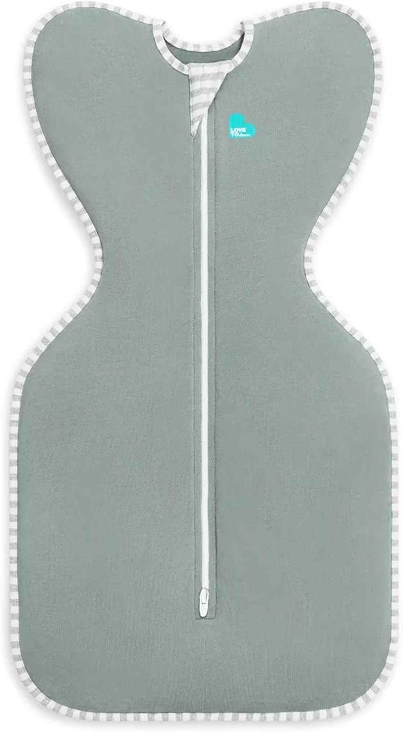 Love to Dream Swaddle UP, Baby Sleep Sack, Self-Soothing Swaddles for Newborns, Get Longer Sleep, Secure Fit Helps Calm Startle Reflex, New Born Essentials for Baby, 1.0 TOG, 13-19 lbs, Deep Olive