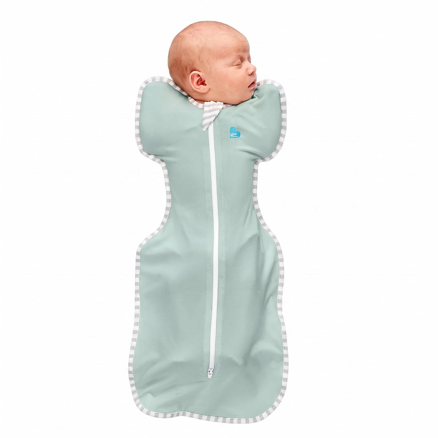 Love to Dream Swaddle, Baby Sleep Sack, Swaddle Up Self-Soothing Swaddles for Newborns, Get Longer Sleeps, Secure Fit Helps Calm Startle Reflex, Lite 0.2 TOG Sleep Sack, Olive, 8-13lbs.