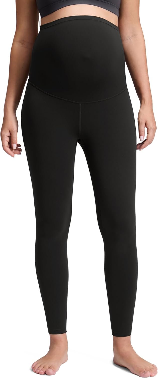CRZ YOGA Butterluxe Maternity Leggings 28″ – Over The Belly Workout Activewear Yoga Womens Pregnancy Pants Buttery Soft