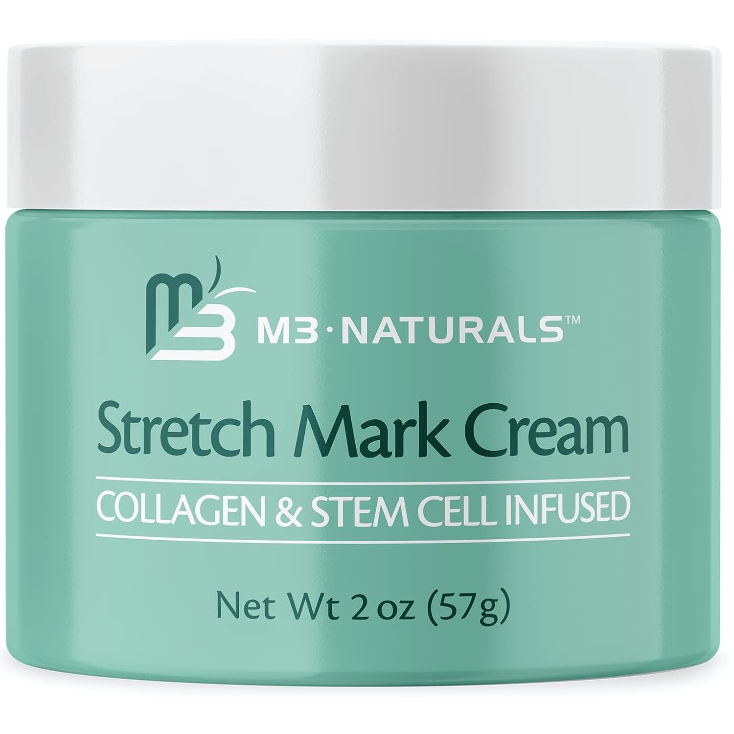 Stretch Mark Cream Infused with Collagen & Stem Cell Maternity Skincare Oil Removes Stretch Mark Prevention & Scar Remover Lotion Green Tea Extract & Raspberry Ketones by M3