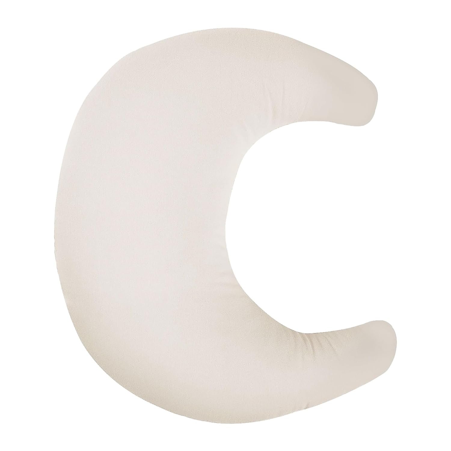 snuggle me Organic Nursing Pillow (New 2025 Design) | Bottle & Breastfeeding Pillow with Organic Cotton Cover & Fiberfill, Machine Washable Feeding Pillow, Newborn Essentials Must Haves (Natural) – v2