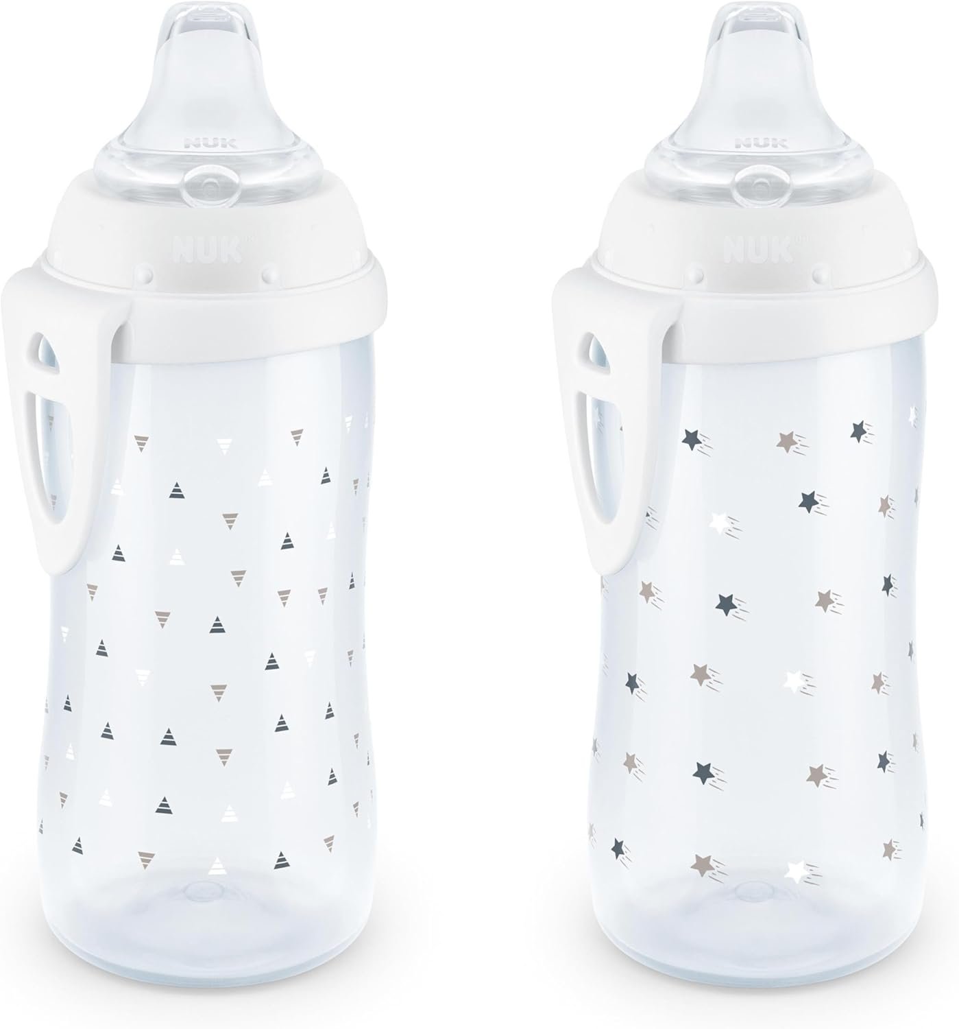 NUK Active Sippy Cup, 10 oz, 2 Pack, 12+ Months, Timeless Collection, Amazon Exclusive