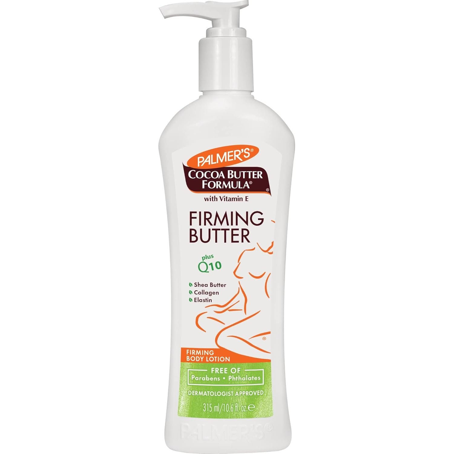 Palmer’s Cocoa Butter Formula with Vitamin E + Q10 Firming Butter Body Lotion, 10.6 Ounces (Pack of 6)