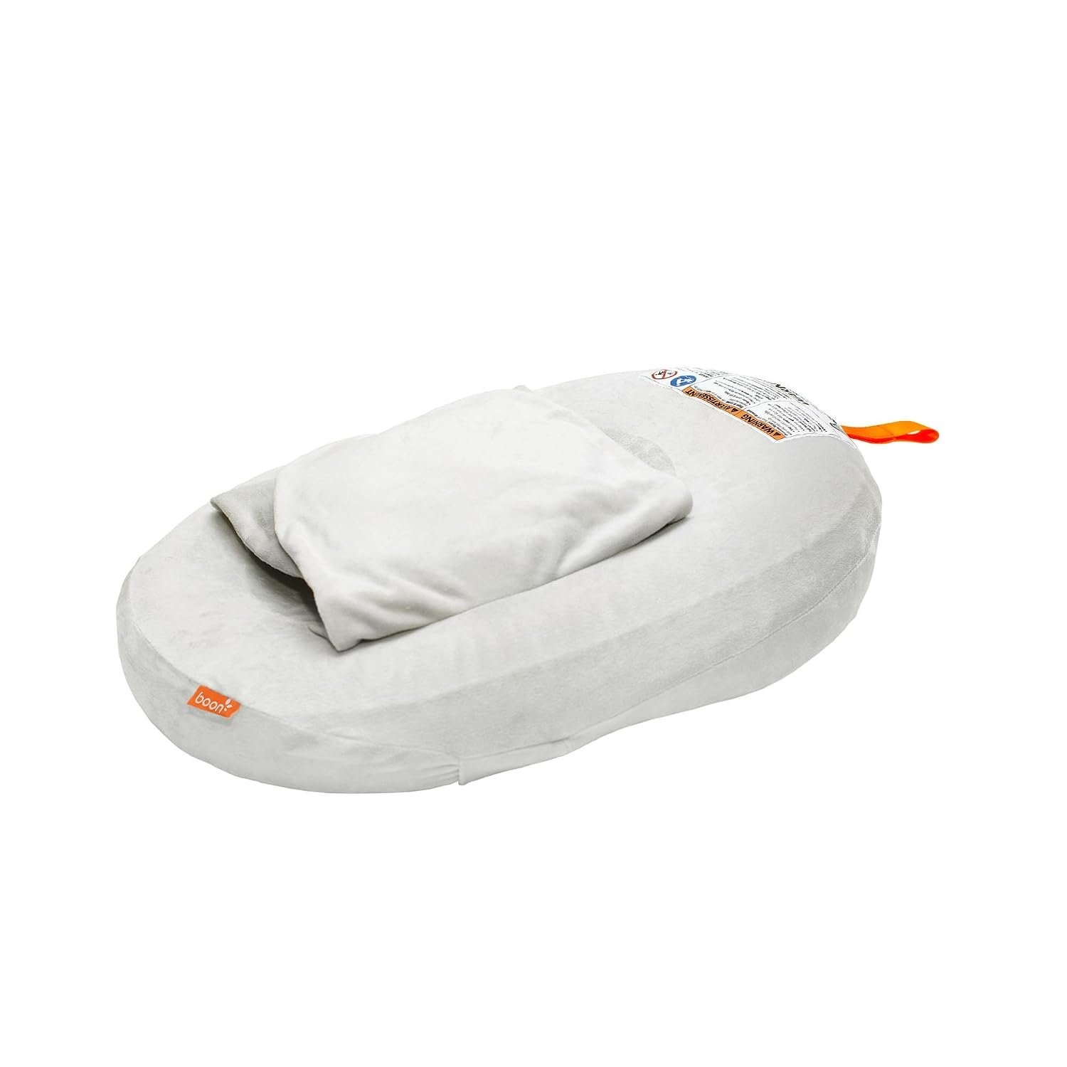 Boon Puff+ Inflatable Baby Bather – Infant Bathtub Includes Microfleece Cover, Swaddle Wings, and Storage Bag – Inflatable Baby Bathtub for Newborns and Infants
