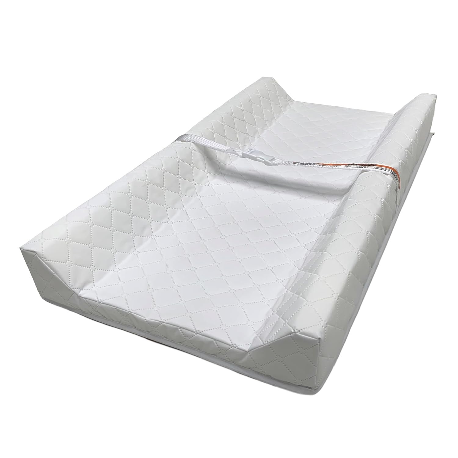 Ingenuity Contoured Changing Pad – Includes Waterproof Changing Liner and Safety Fastening Strap with Quick-Release Buckle