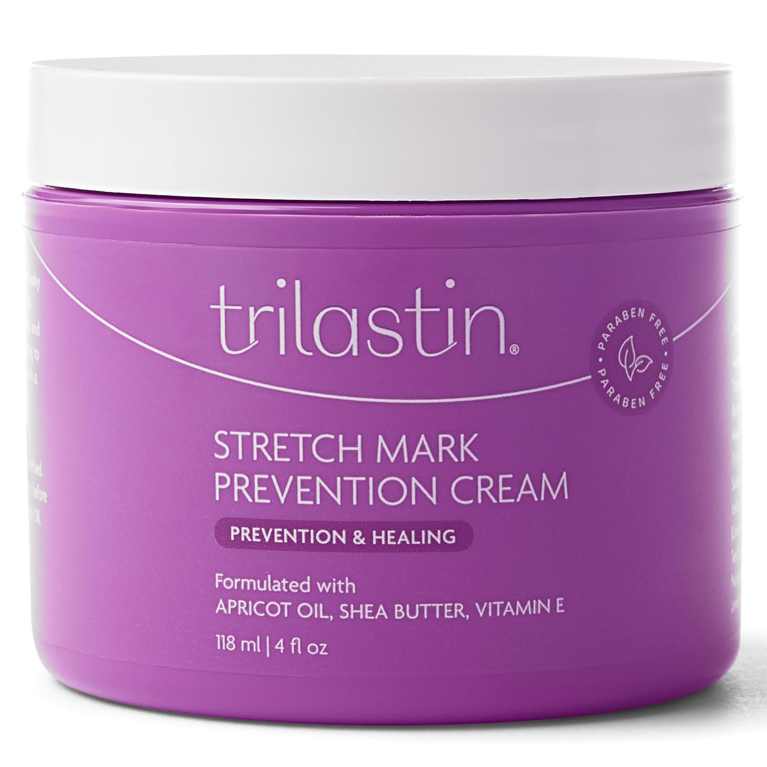Trilastin Stretch Mark Cream for Pregnancy – Hydrating Belly Cream for Pregnant Women- Shea Butter & Vitamin E, Paraben Free, No Added Fragrances – Maternity Body Lotion for Belly, Hips, Thighs – 4 oz