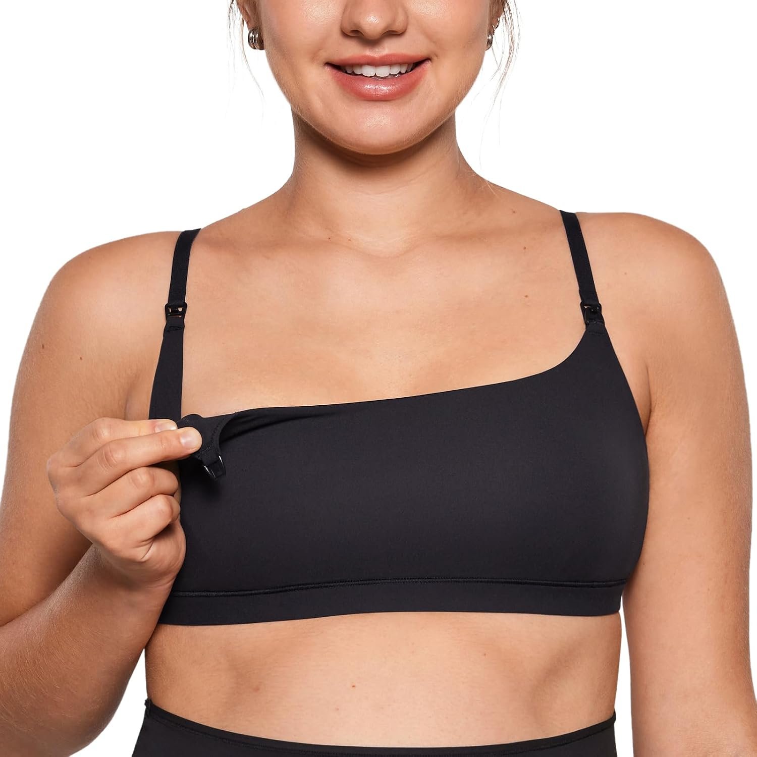 INLYRIC Women’s Inbarely Soft Nursing Bras Unlined Bralettes Maternity Bra for Breastfeeding Unpadded Comfy Sleep Seamless