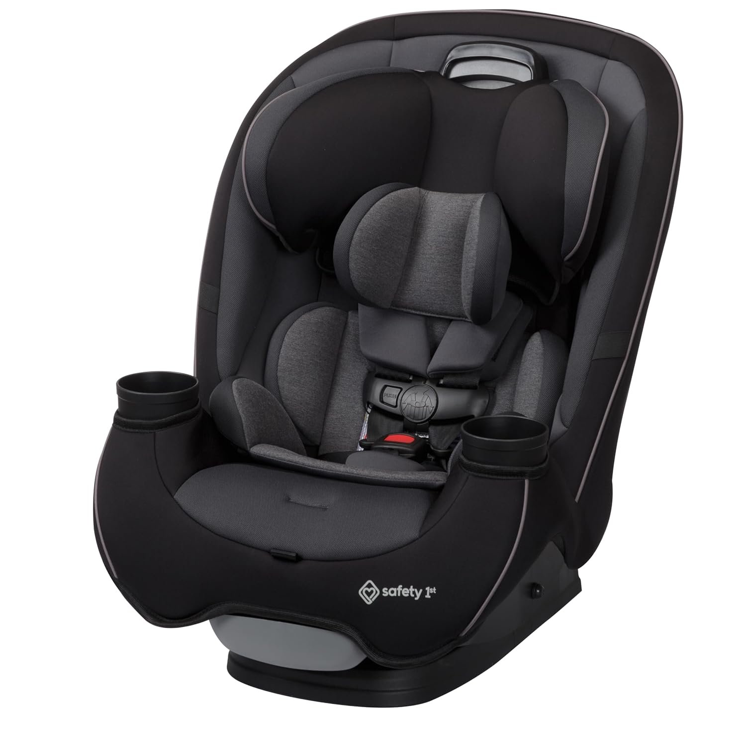 Safety 1st Grow and Go All-in-One Convertible Car Seat, Rear Facing, 5-40 lbs, Forward Facing (30–65 lbs), High Back Booster Seat 40-100 pounds, Black Phantom