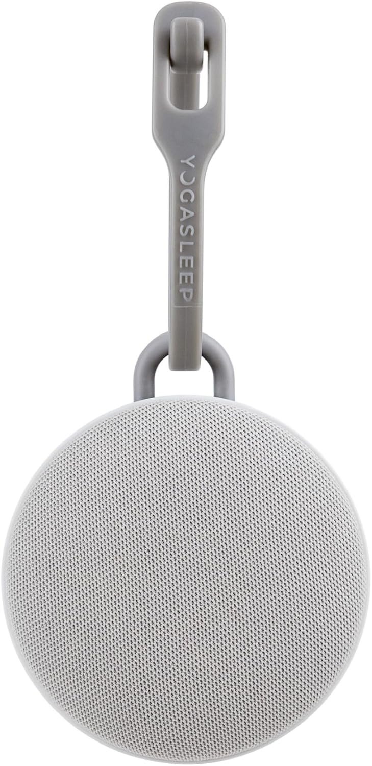 Yogasleep Hushh 2 Portable Sound Machine for Baby & Kids, New Reinforced Clip, Backlit Buttons, Night Light, 6 Soothing Natural Sounds, Easy to Use Timer, Volume Control, Toddler Lock, Noise Canceling