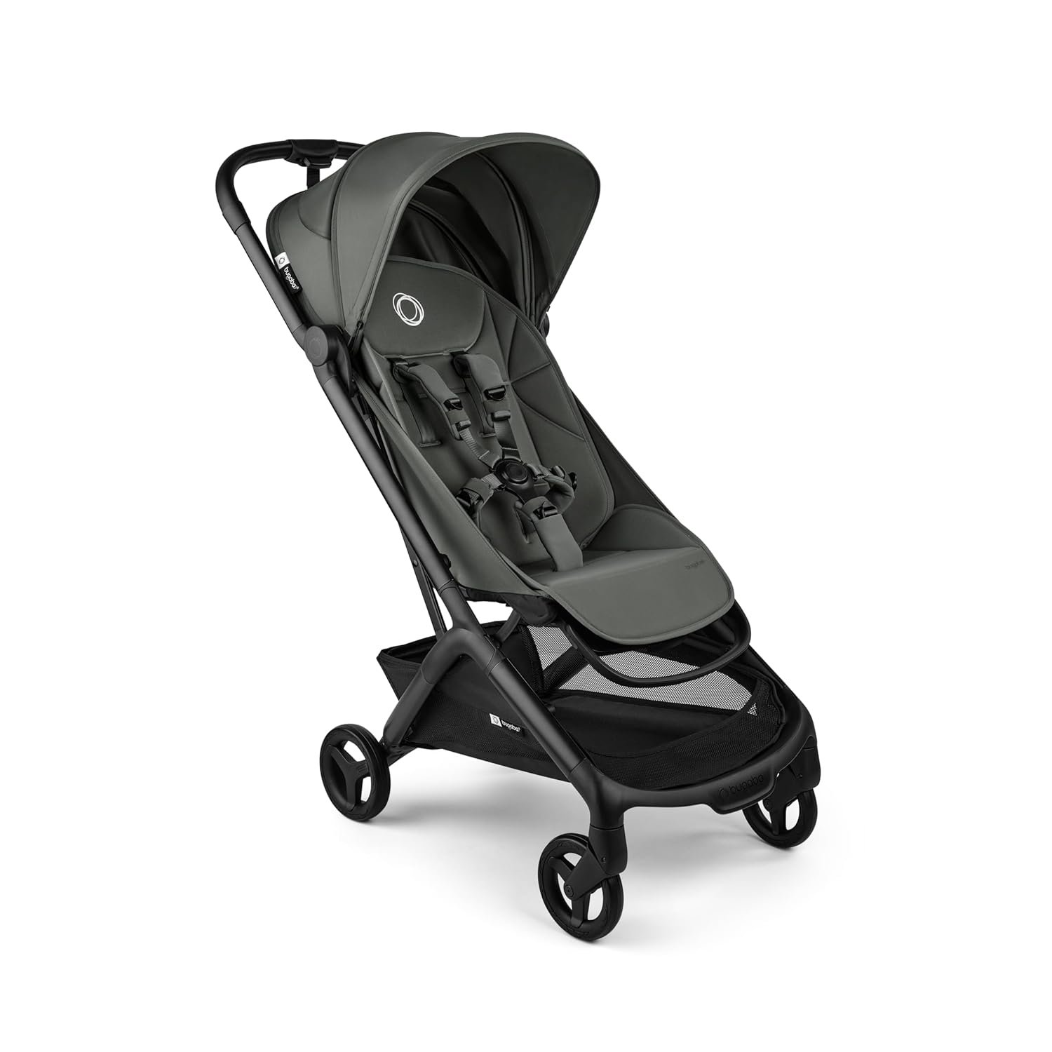 Bugaboo Butterfly 2 Ultra-Compact Travel Stroller – One-Second Fold, Airplane Carry-On Approved Lightweight Stroller with Reclining Seat, Suspension Wheels & Adjustable Footrest – Green
