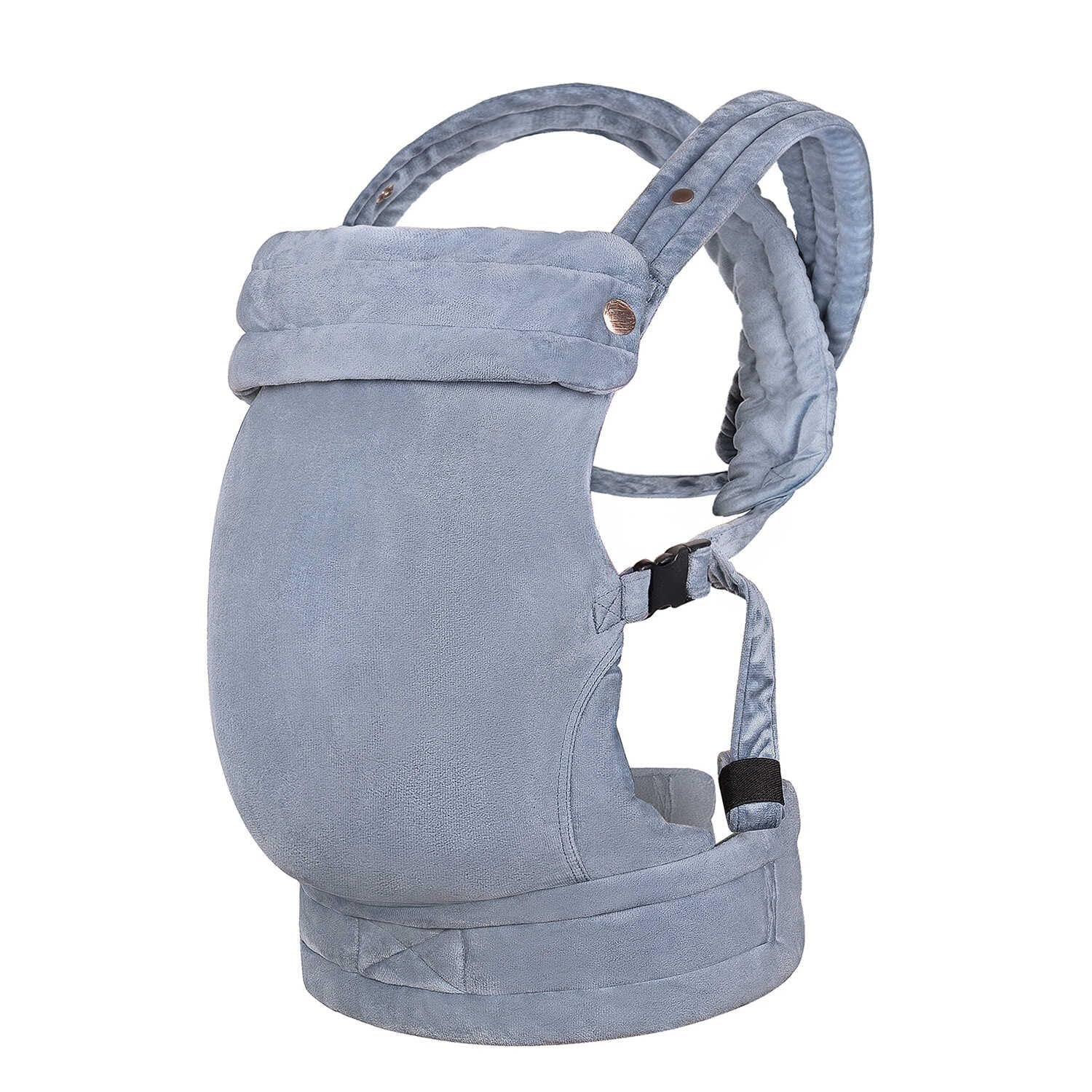 ·NEST BLANCHE· Baby Carrier for Newborn to Toddler, Ergonomic Backpack Design, Front and Back Facing Options, Blue