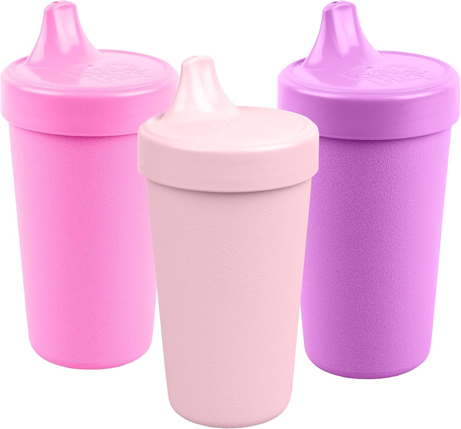 Re-Play Spill-Proof Sippy Cups for Toddlers – Kids Reusable 10 Oz Set of 3, Dishwasher & Microwave Safe, Made in USA, Princess