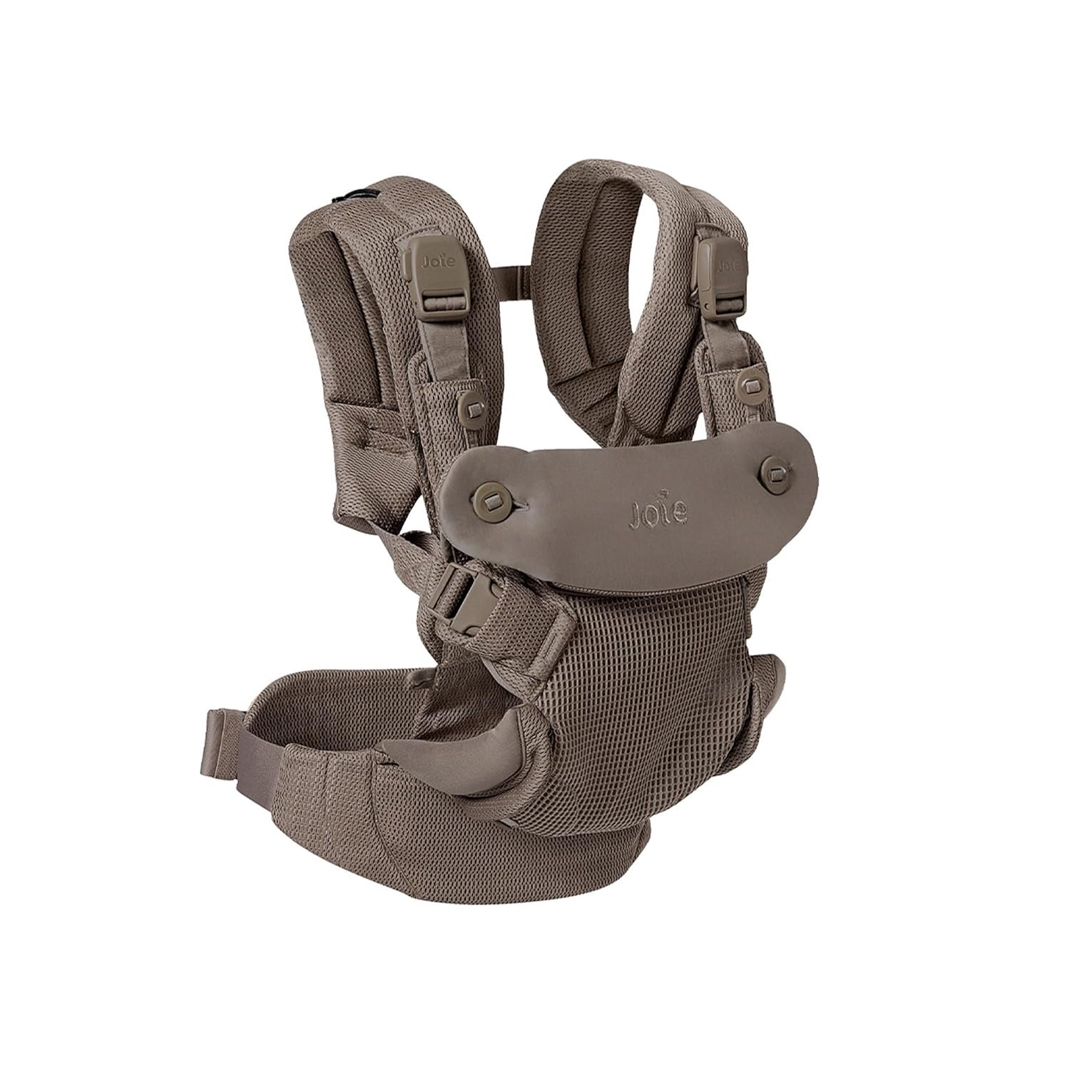 Joie Savvy Air 4-in-1 Mesh Baby Carrier – Breathable, Ergonomic Baby Carrier with 4 Carry Positions, Cooling Mesh Fabric, Padded Straps, and Lumbar Support (Bisque)
