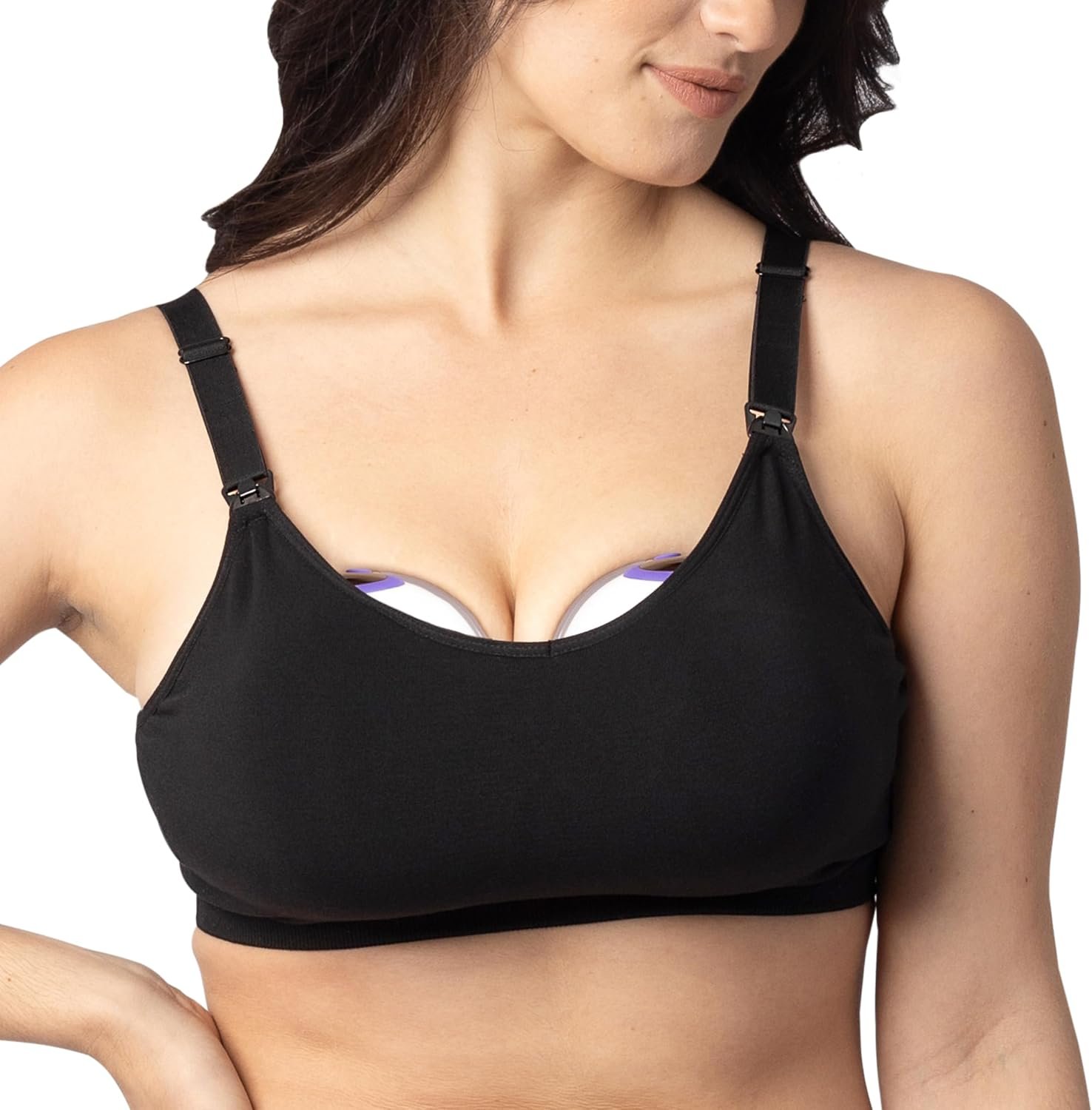 Lansinoh Kindred Bravely Nursing Bra for Breastfeeding, Comfortable & Supportive, Sizes Fit from 28B – 44I