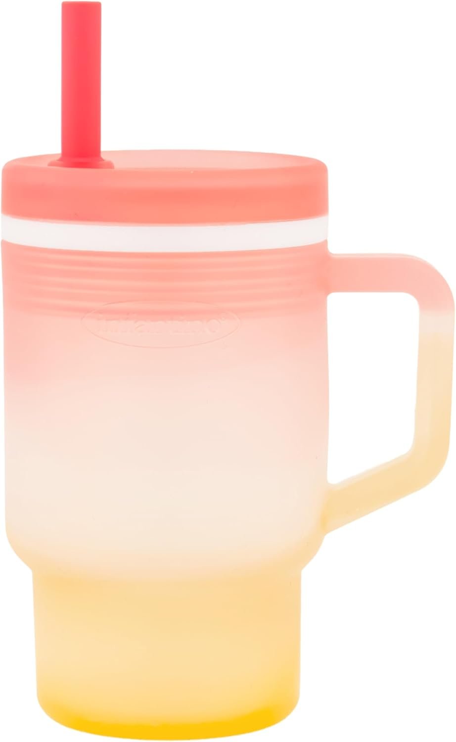 Infantino My 1st Tumbler 9 Oz Silicone Sippy Cup, Sunset Kiss