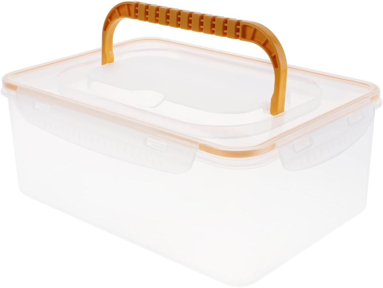 Breast Milk Storage Box Freezer Organizer Container for Breast Milk Bags Transparent Plastic 11.0 X 7.9 X 4.3 in