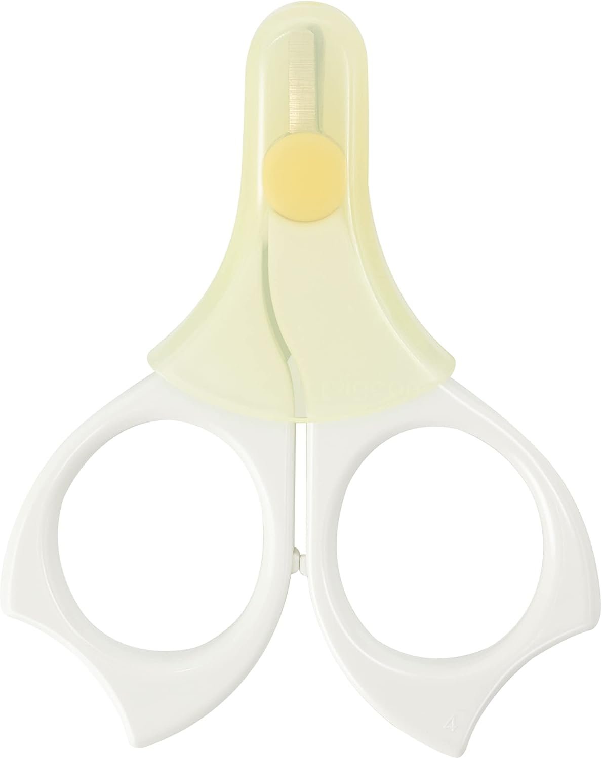 Pigeon Baby Nail Scissors with Rounded Tip, 0 Months (MADE IN JAPAN)