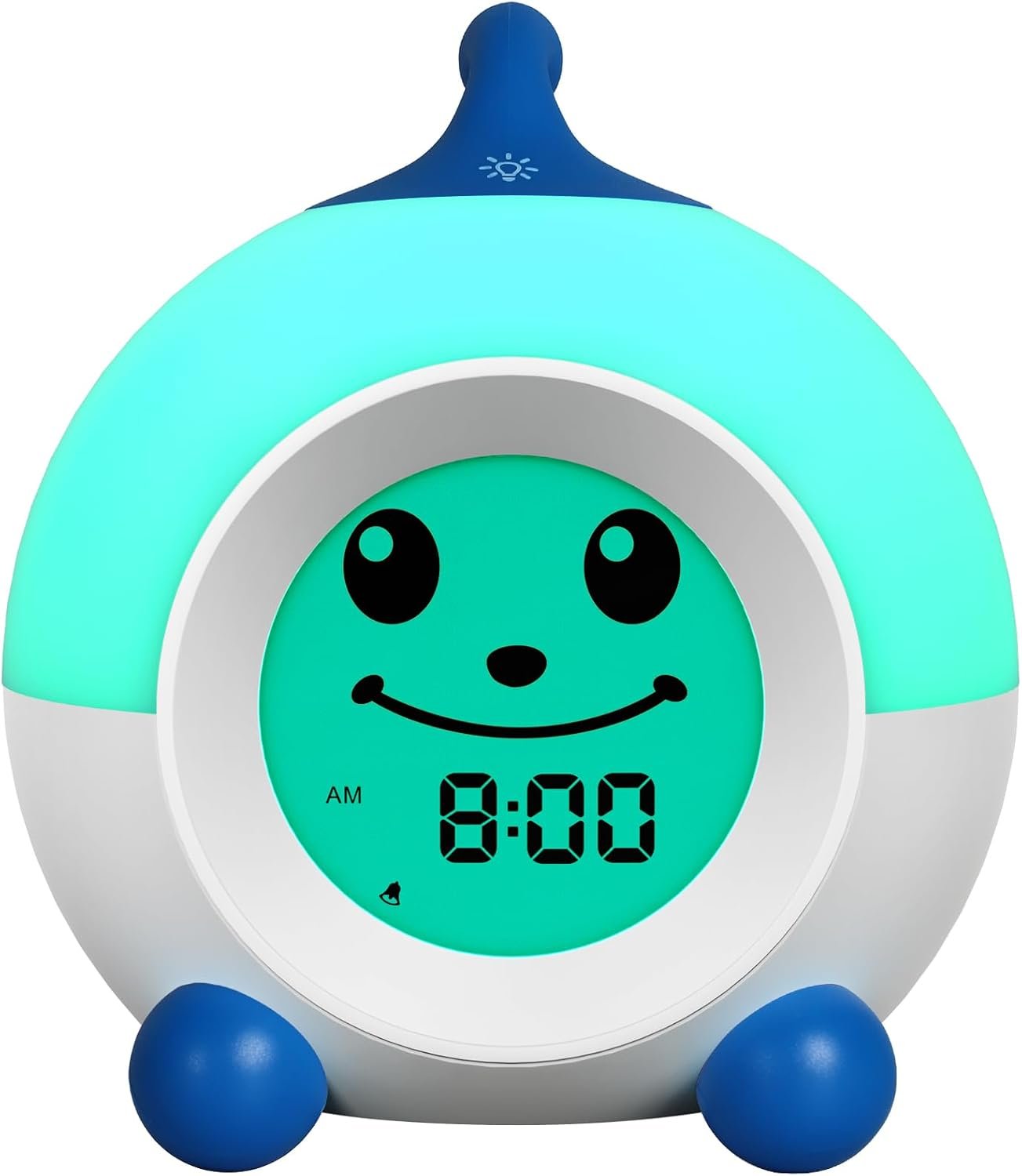 Ok to Wake Alarm Clock for Toddlers, Children’s Sleep Trainer with Red Green Light & Emoji,Toddler Sleep Aid Night Light with Auto-Off Timer, for 2-10 Years Old Kids
