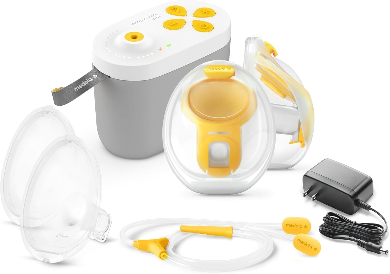 Medela Pump in Style Pro+ Hands-Free Electric Breast Pump, Hospital Grade | Hospital Performance, Wearable In-Bra Collection Cups, Anatomic Comfort, BPA-Free, Rechargeable, Discreet