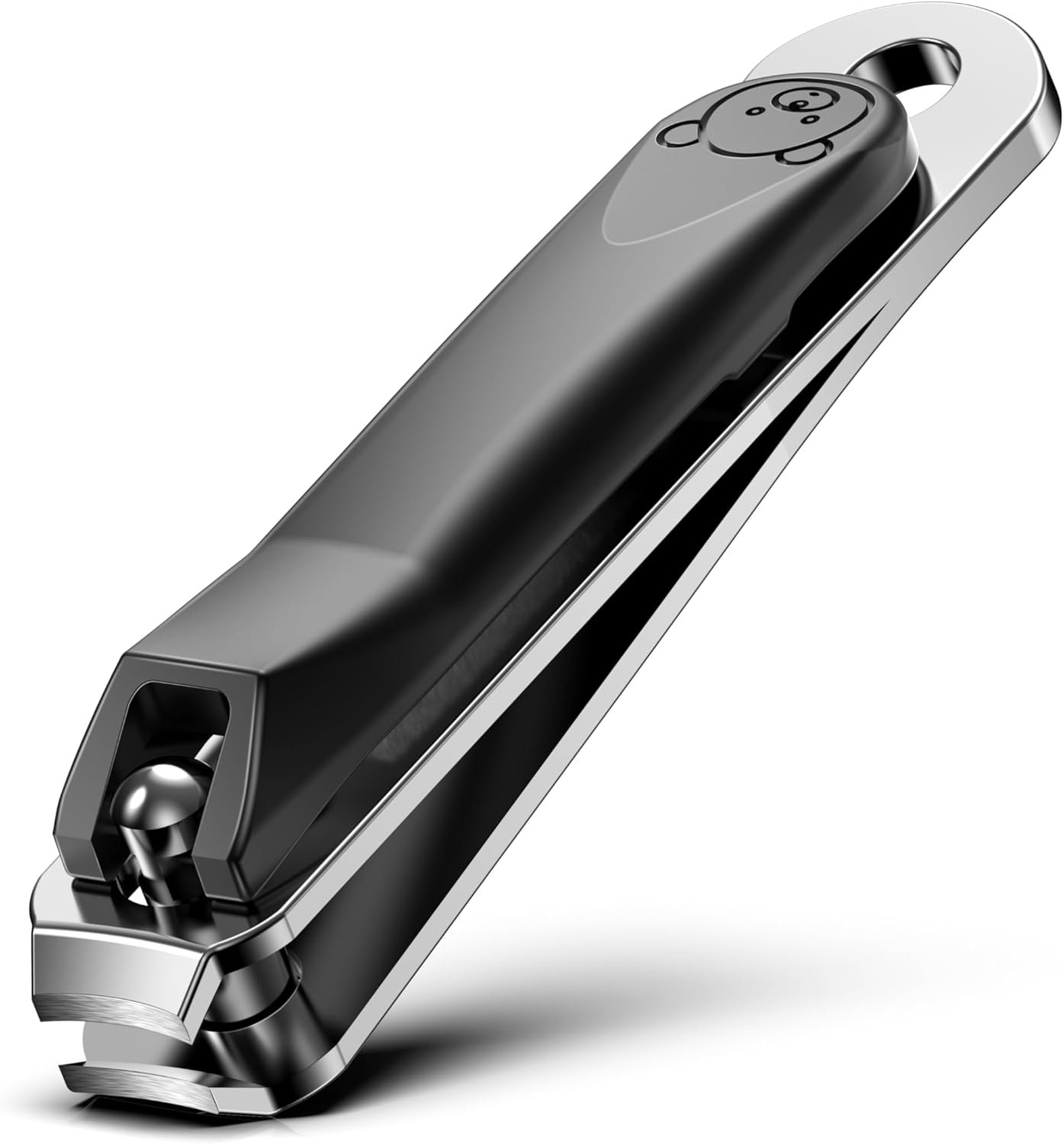 FVION Baby Nail Clippers – Stainless Steel Kids Nail Clippers Trimmer, Small Jaw Children Fingernail Clippers for Toddler, Infant, Babies – Safe Nail Grooming Tool – Black