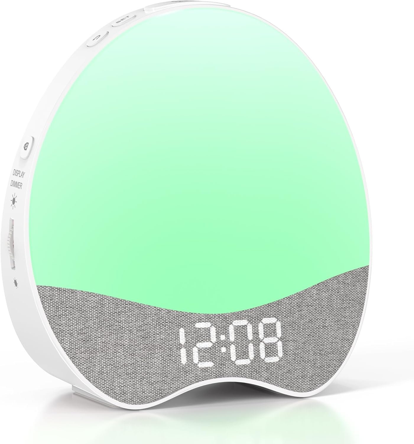 Ok to Wake Alarm Clock for Kids, Sleep Trainer with Night Light, White Noise Sound Machine, Dimmable Digital Display, 21 Soothing Sounds, Gentle Wake-up, Child Lock, for Kid, Toddler, Bedside, Bedroom