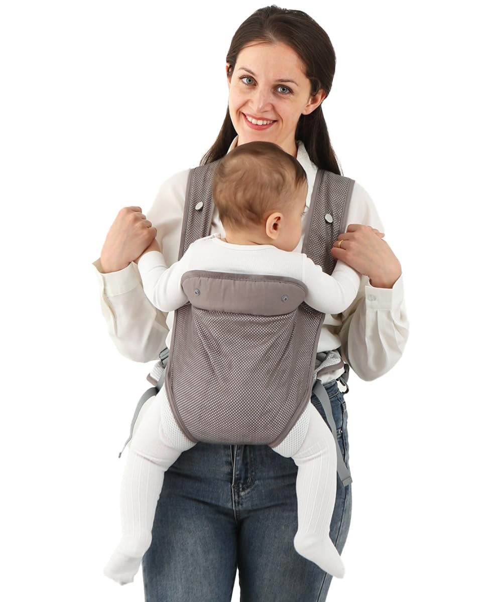 Baby Carrier Wrap,Baby Carriers Newborn to Toddler,Cozy Baby Holder Carrier Lightweight,Adjustable Baby Carriers Support for Infant 7-45lbs Girl and Boy,Front Back All Positions,Shower Gift