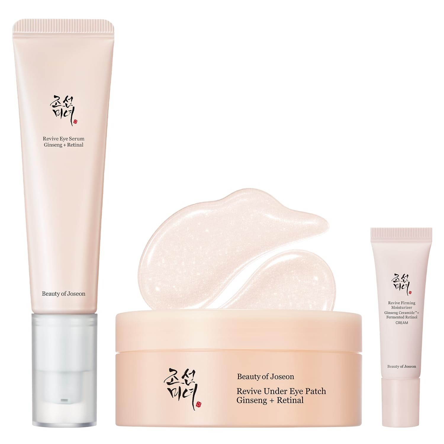 Beauty of Joseon Revive Ritual Eye Duo With Retinol Moisturizer Gift | Daily Korean Skincare for Firmer Under Eyes, Visibly Lifting Korean Eye Cream and Patch 30 ml, 1.01 fl.oz., 93g, 60 pieces