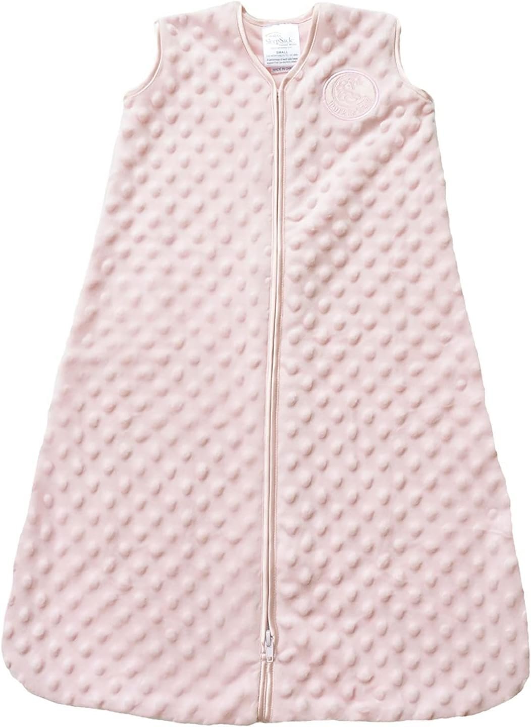 HALO Sleepsack Plush Dot Velboa Wearable Blanket, TOG 1.5