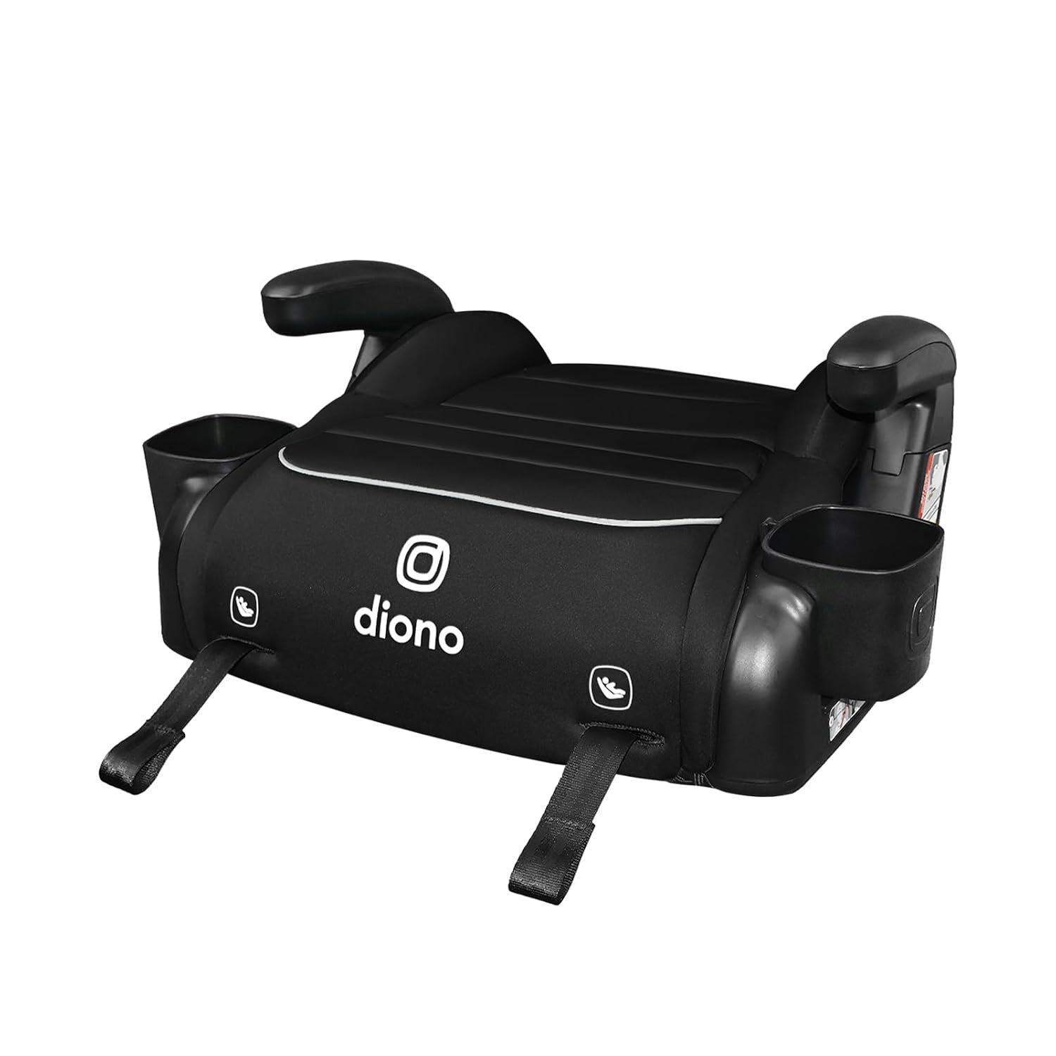Diono Connect3 RXT Backless Booster, Slim Fit 3-Across in Many Mid-Sized Sedans and SUVs, for Children from 40-120 lbs., Lightweight with Latch connectors