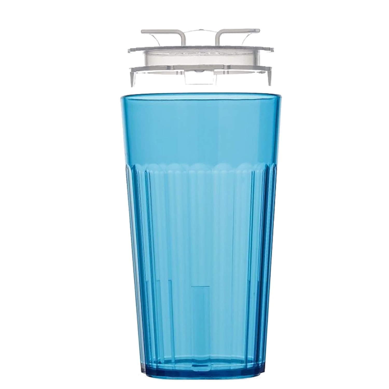 Reflo Smart Cup Bundle (Blue 1-Pack) Montessori Weaning Training for Toddlers, Slow-Spill Open-Cup Design, 360 Rim Flow-Control, Made in USA, BPA-Free, E-Guide via QR Code