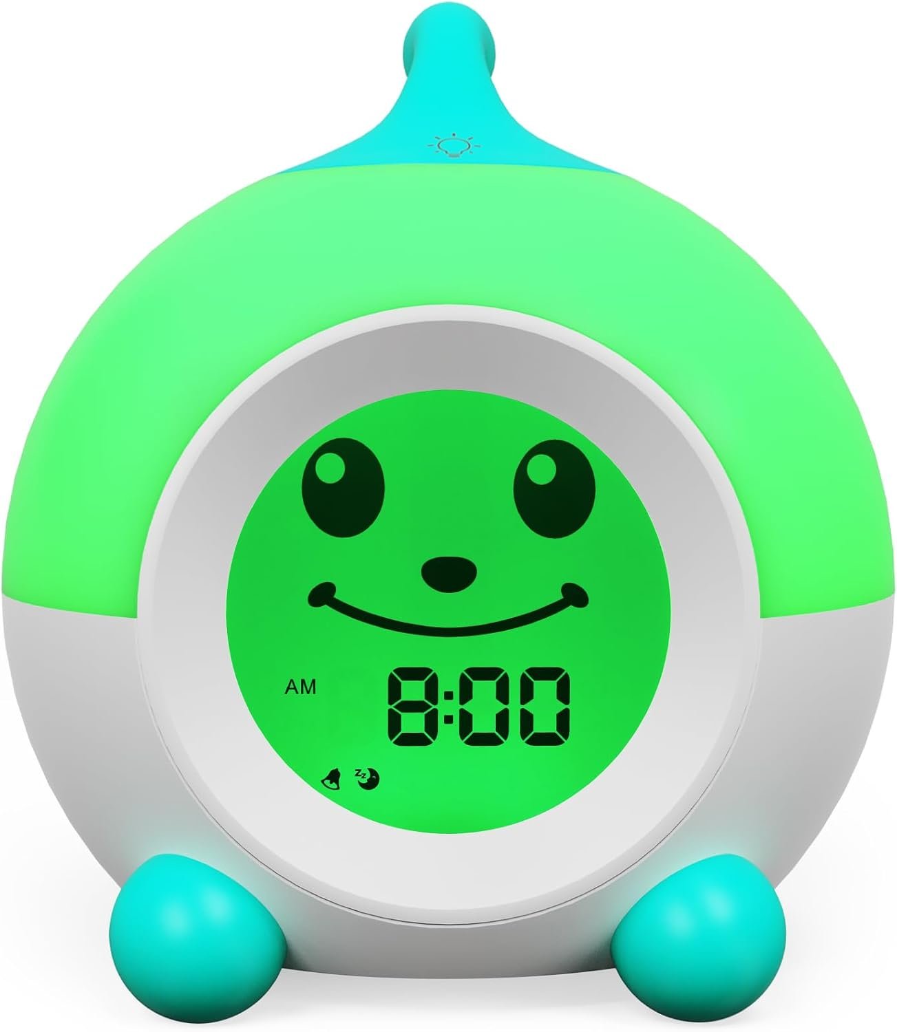 iHoo Ok to Wake Kids Alarm Clock, Toddler Sleep Training Clock with Touch Night Light, Nap Timer Gift for 2-9 Years Girls Boys