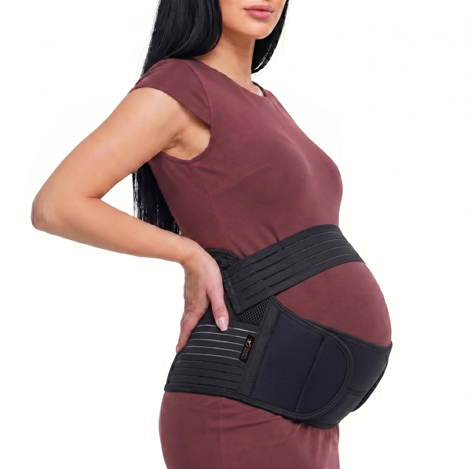 Sports Medica Maternity Belly Band for Pregnant Women – Pelvic Support Belt for Pregnancy – Adjustable Breathable Pregnancy Belly Band – Maternity Belt Support