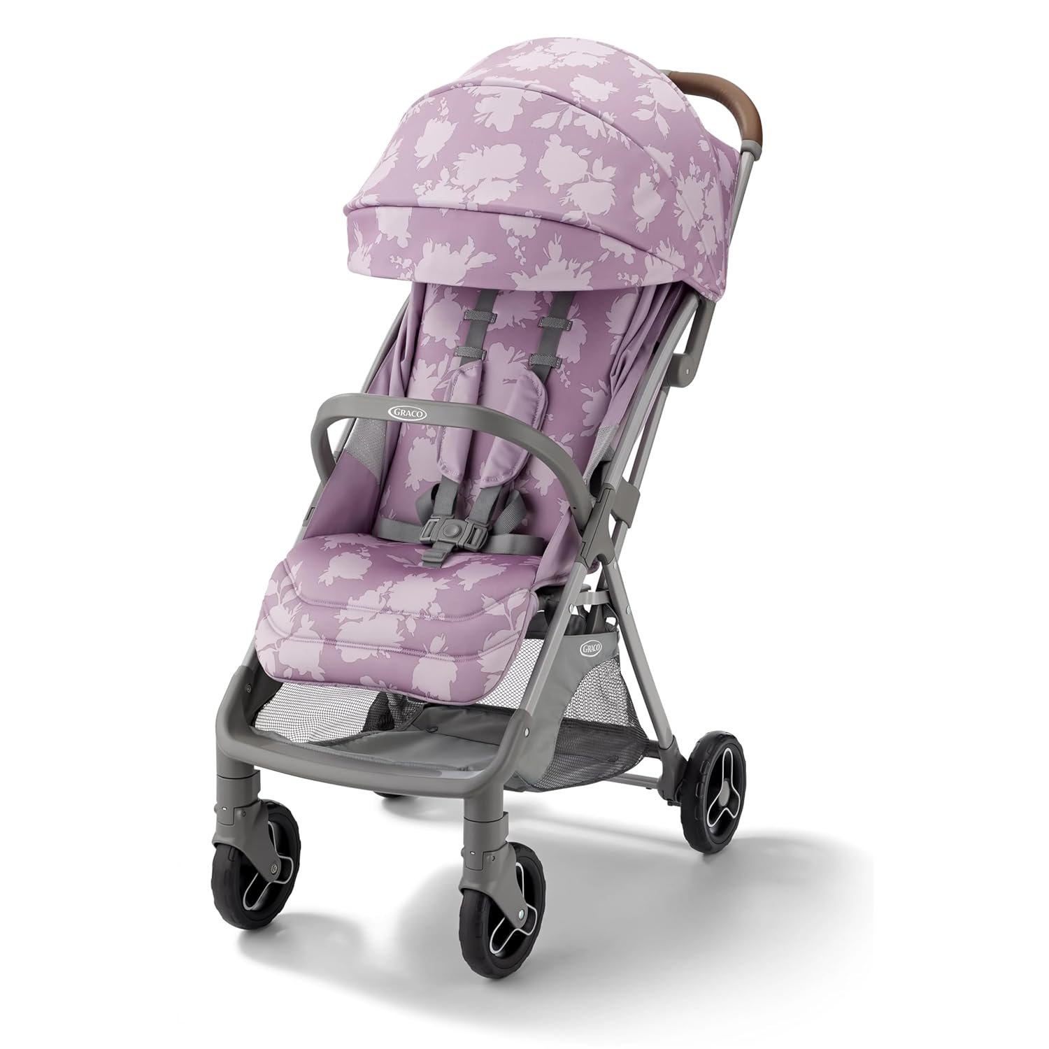 Graco® Ready2Jet Compact Stroller – Compact Travel Stroller with Automatic Fold Lilac Mod