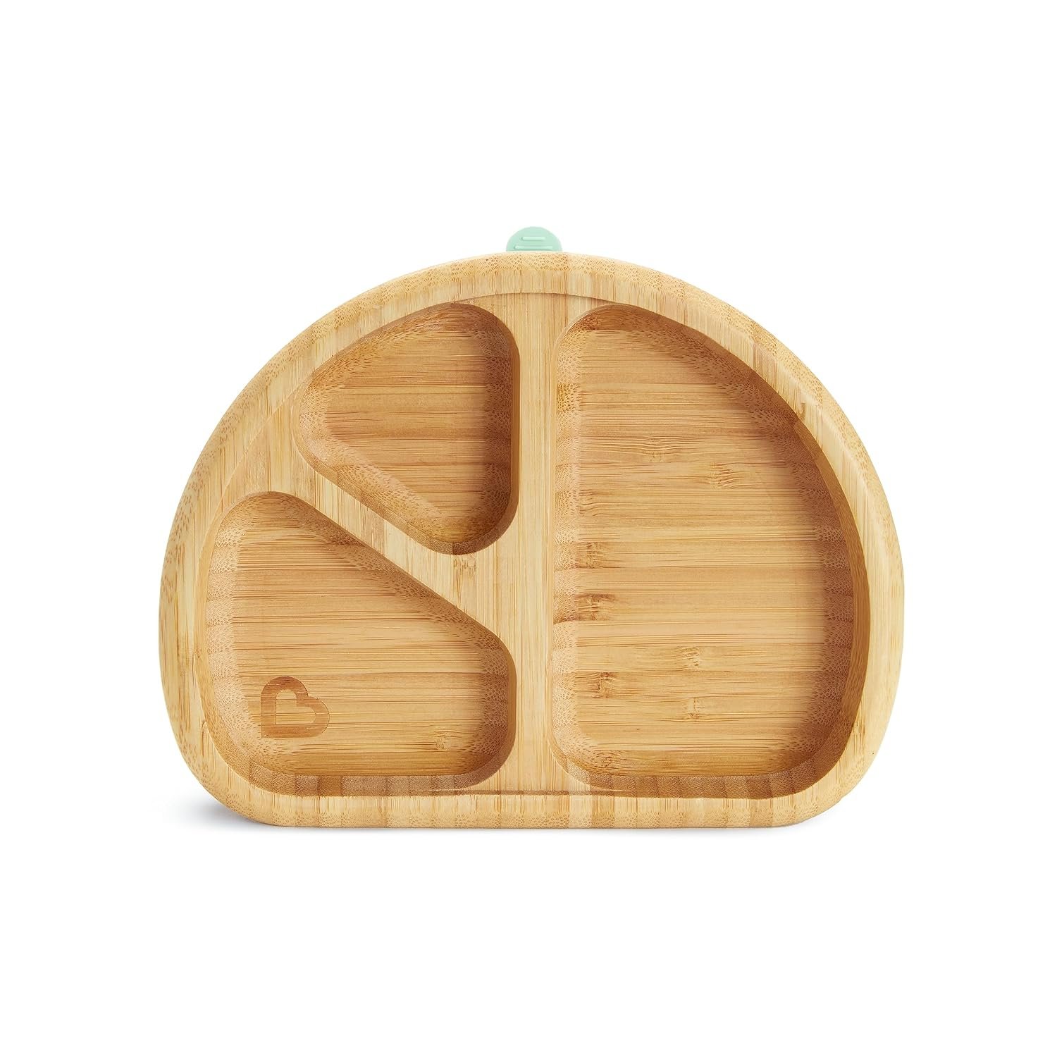 Munchkin® Bambou™ Divided Suction Plate – Eco-Friendly Bamboo Dinnerware for Babies and Toddlers